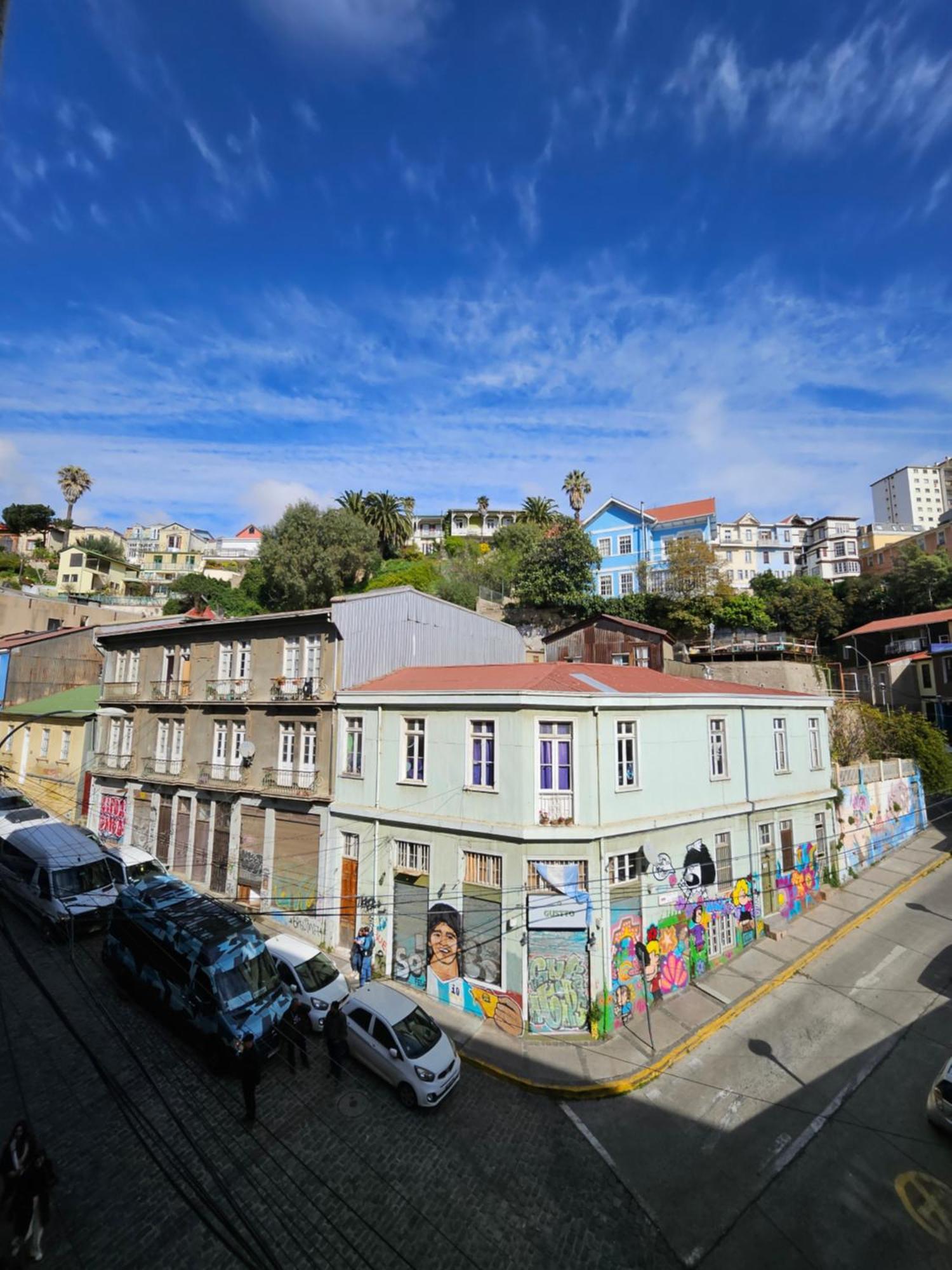 La Puerta Roja Hotel Valparaiso Exterior photo